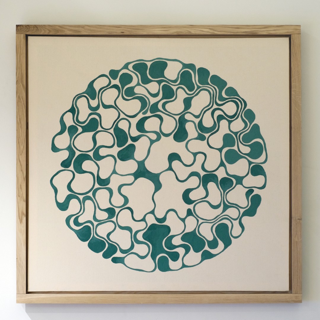 Large-scale abstract commissioned painting